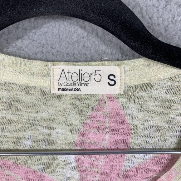 ATELIER 5 Gozde Yilmaz Womens Size Small Scoop Neck Girl Riding Bee Ruffle Hive - Picture 9 of 12